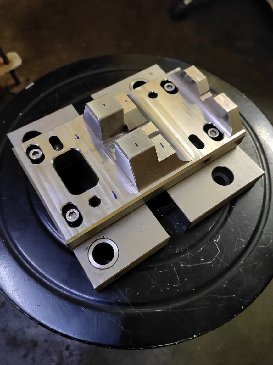 CNC machined aerospace part